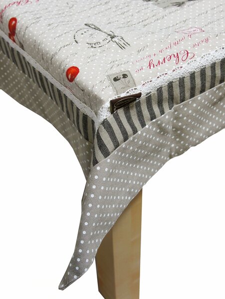 bawełniany obrus Wiśniowy Sad 85x85cm