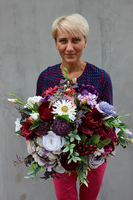 kompozycja kwiatowa / bukiet England nr1, wys.50cm,śr.36cm