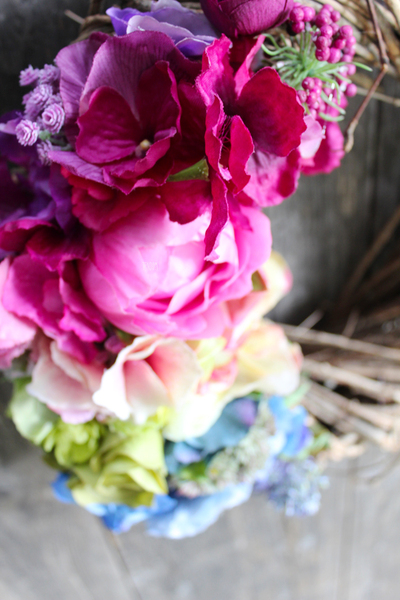 jesienny dekoracyjny wianek Kolory, śr.32cm