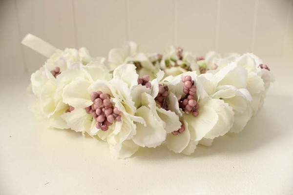 Isabelle komunijny kwiatowy wianek na głowę, rozmiar uniwersalny