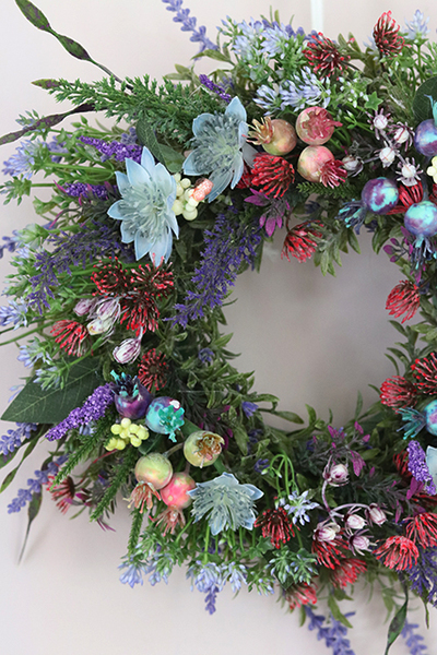 delikatny wiosenny wianek Wichrowe Wzgórza, śr.32cm