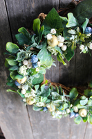 jesienny dekoracyjny wianek Antonina, śr.32cm  