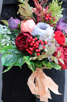 England Passion, bukiet/dekoracja nagrobna, dł.60cm