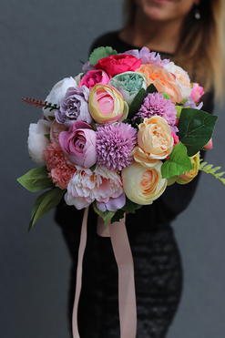 Bacciano 5, bukiet kwiatowy do ręki, dł.30cm