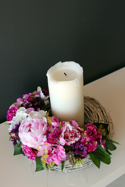 dekoracyjny wianek na drzwi Pola, śr.30cm