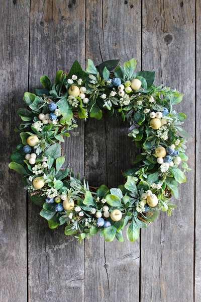 jesienny dekoracyjny wianek Antonina, śr.32cm  