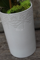 zielony, gumowy storczyk Katie w pięknej donicy marki Katie&Alice, wys.57cm