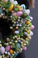 atrakcyjny wielkanocny wianek Pastele, śr.55cm