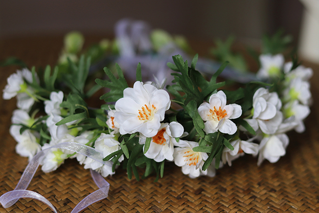 komunijny wianek na głowę, Helia, rozmiar uniwersalny