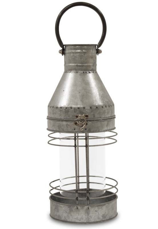 Loft Style B, oryginalny metalowy lampion latarenka, wys.46x15x15cm