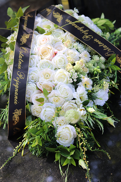 kompozycja / wiązanka pogrzebowa Tranquilla, dł.65cm