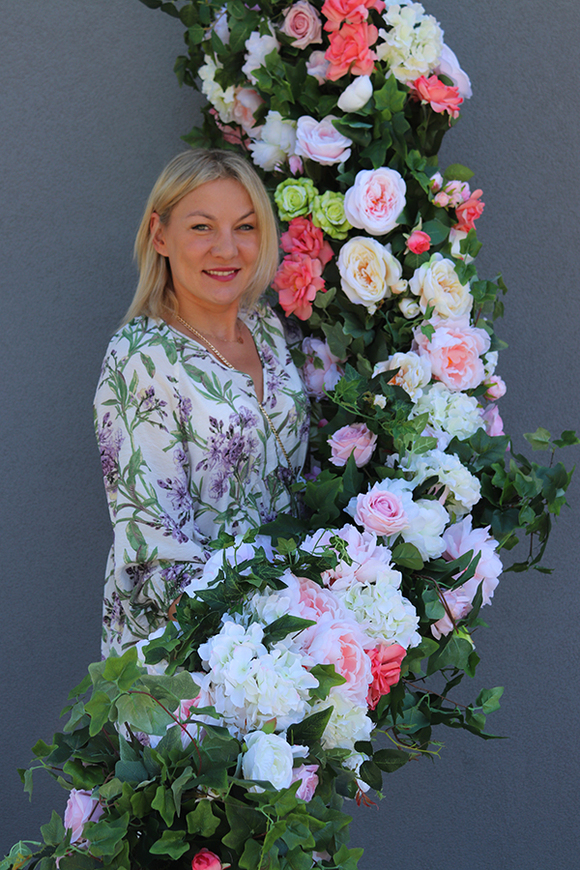 Wypożyczenie girlandy dwustronnej, dł.300cm, Maria Antonina