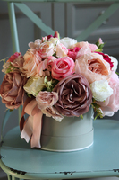 bogaty flowerbox z peoniami, Terello, wys.28cm