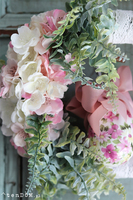 Koronkowa Tilda, uroczy wianek wielkanocny z jajkiem, śr.25cm