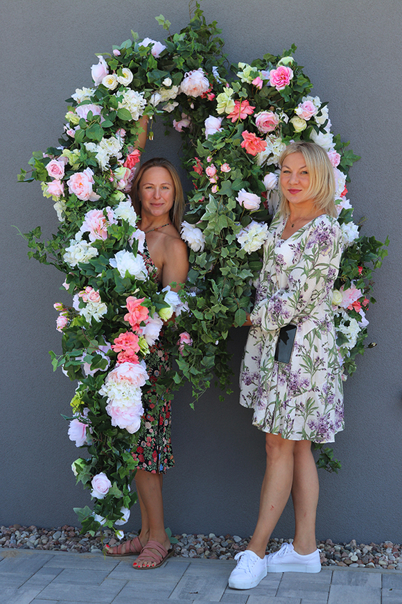 Wypożyczenie girlandy dwustronnej, dł.300cm, Maria Antonina