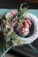 Koronkowa Tilda, uroczy wianek wielkanocny z jajkiem, śr.25cm