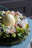 Easteria Bajkowa, wielkanocny stroik ze świecą, śr. 33cm