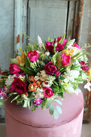 dekoracja kwiatowa, Wiosenna Tęcza 2, wym.30x45cm