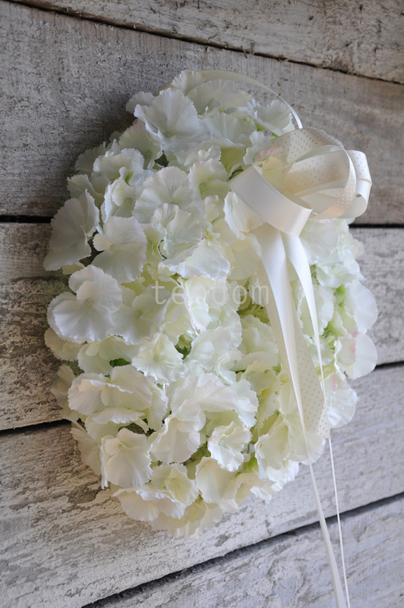 wianek dekoracyjny Hortensja 1, śr.37cm