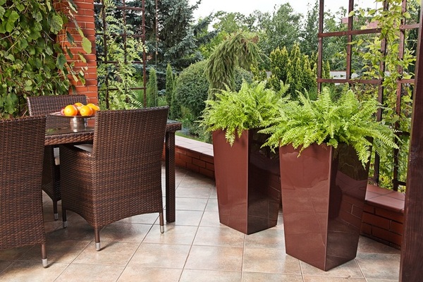 Fantasy donica bordowa 19x36cm