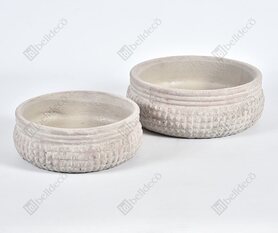 Sirocco A, ozdobna misa / donica, wym.33x33x11.5ccm 