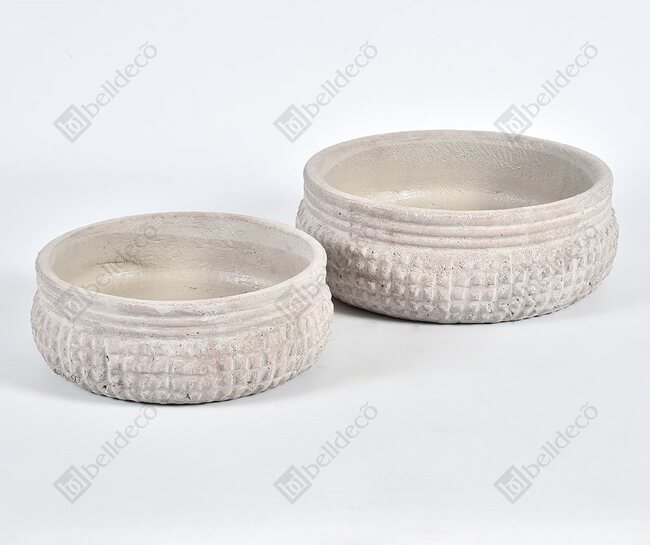 Sirocco A, ozdobna misa / donica, wym.33x33x11.5ccm 