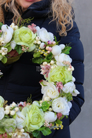 dekoracyjny wianek Wiosna, śr.40cm