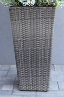 efektowna kompozycja ze sztucznych traw, Albertina Rattan Grande, wys.150cm