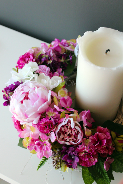 dekoracyjny wianek na drzwi Pola, śr.30cm