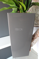 bardzo duży storczyk Emilie Grande Grey w minimalistycznej donicy, wys.120cm