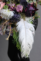 elegancka wiązanka nagrobna, Selenida, dł.77cm