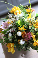 dekoracja wiosenna z tulipanami, Mustano, wys.30cm