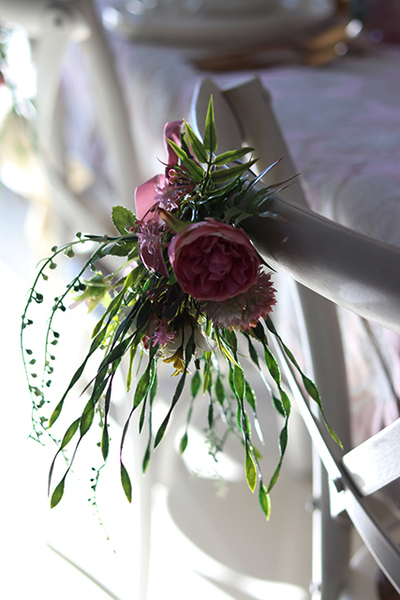 bukiecik Manfredo do dekoracji krzesła / mini dekoracja, dł.16cm