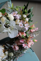 dekoracyjny wielkanocny wianek na drzwi, Theressa, śr.43cm