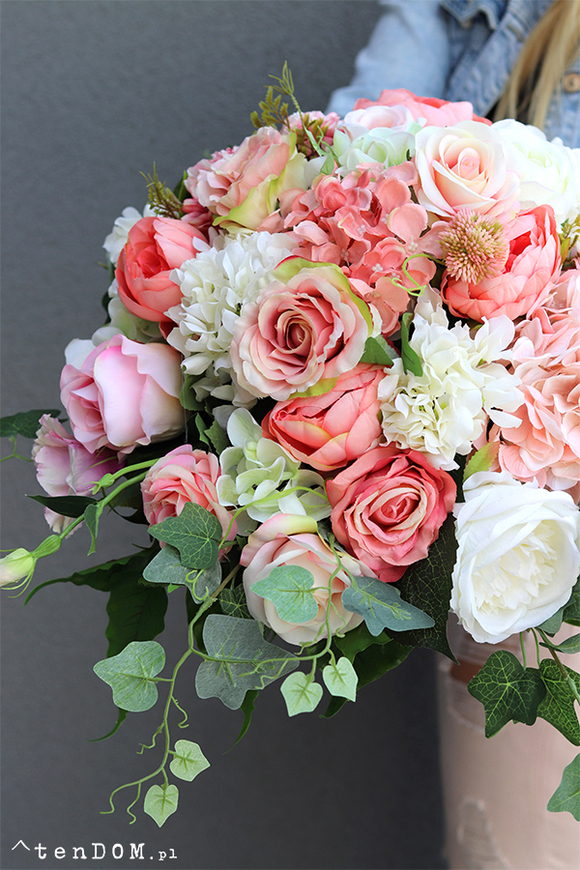 Janina Salea, kompozycja nagrobna w naczyniu, wym.35x50cm