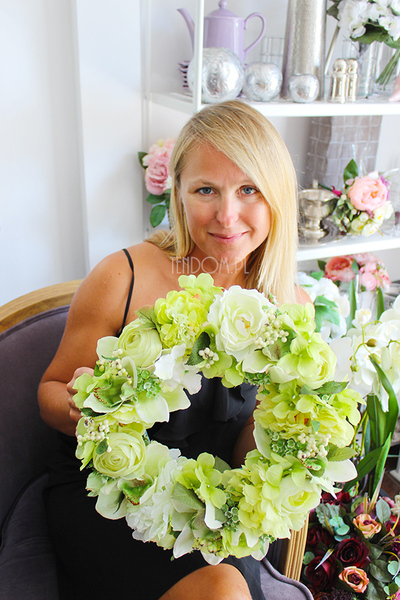 Green Day wianek dekoracyjny, śr.35cm