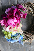 jesienny dekoracyjny wianek Kolory, śr.32cm