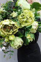 Janina Zieleń kompozycja kwiatowa nagrobna wys.38cm, śr.50cm