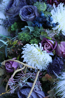 elegancka wiązanka nagrobna, Selenida, dł.77cm