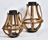 Garden Lampion pękaty A, wys. 50cm/77cm z liną 