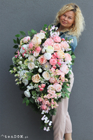 bogata kompozycja / wiązanka nagrobna, Pianolla Deluxe, dł.100cm 