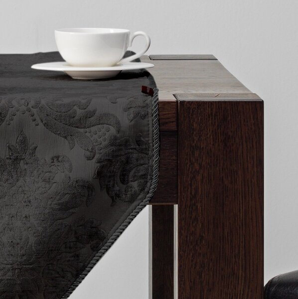 bieżnik tłoczony Residence Black 40x140cm