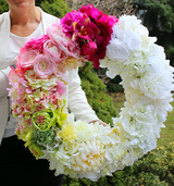 wianek na drzwi Full of Summer, śr.55cm 