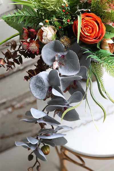 Memory, elegancki bukiet nagrobny, wys.40cm