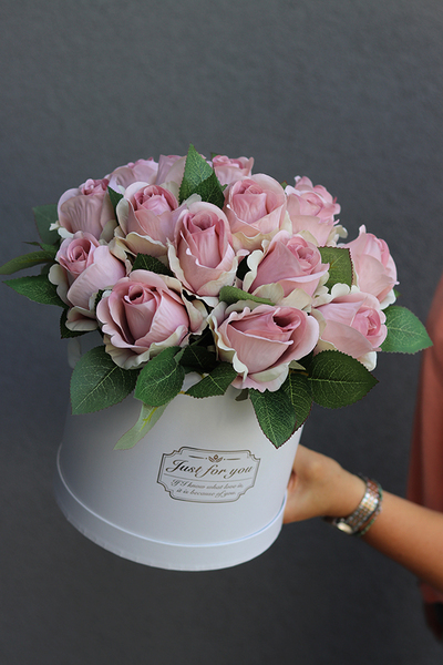 flowerbox z różami, Różane Lato, wys.31cm