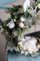 dekoracyjny wielkanocny wianek na drzwi, Theressa, śr.43cm