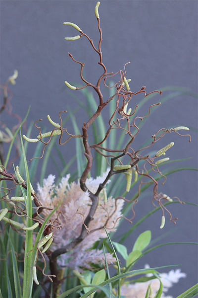 efektowna kompozycja ze sztucznych traw, Albertina Rattan Grande, wys.150cm