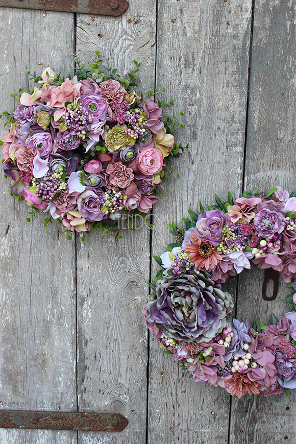 Bogactwo Natury piękny wianek na drzwi, śr.30cm 