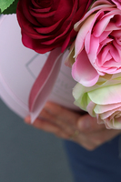 lowerbox Piękność w jasnoróżowym pudełku, wys.36cm