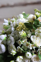 bogata kompozycja kwiatowa Norwegia Delonita,wys.33cm 